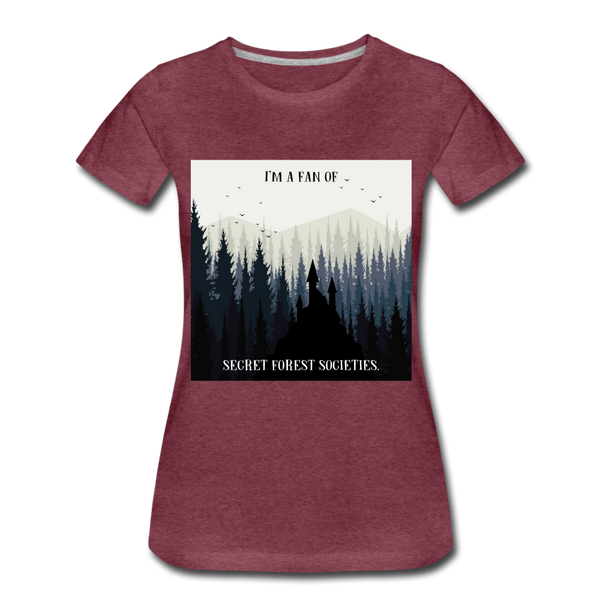 Secret Forest Societies (Women) - heather burgundy