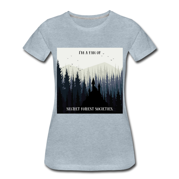Secret Forest Societies (Women) - heather ice blue