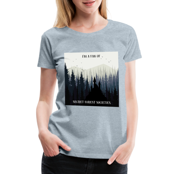 Secret Forest Societies (Women) - heather ice blue