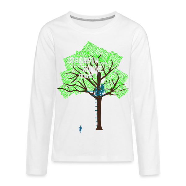 Strength and Honor (Long Sleeve Kids) - white