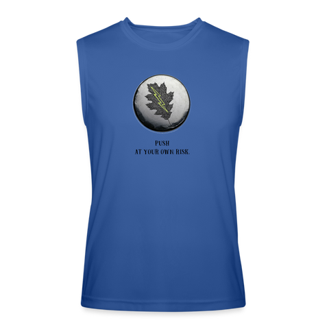 Push - Men’s Performance Sleeveless Shirt - royal blue