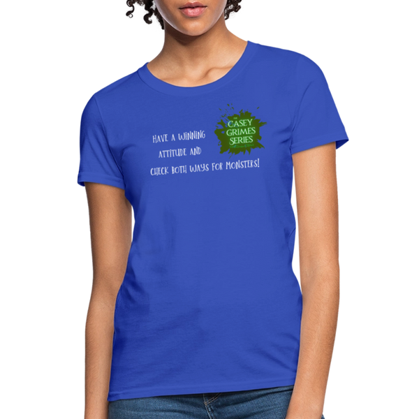 Have a Winning Attitude (Women) - royal blue