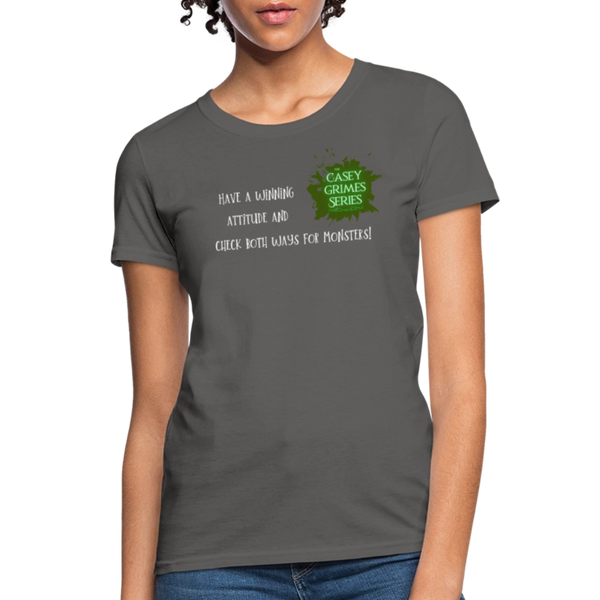 Have a Winning Attitude (Women) - charcoal