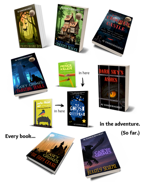 The Entire Casey Grimes Series Paperback Bundle: Six full-length novels, a novella and two short stories in seven volumes!