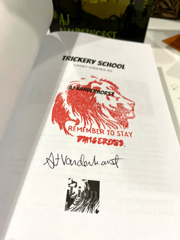 One Autographed, Ink-Stamped Casey Grimes Book (Limited Quantities)