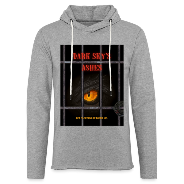 Dark Sky's Ashes (Men's / Women's Lightweight Hoodie) - heather gray