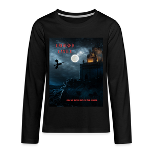 Watch Out for the Dragon (Long Sleeve Kids) - black