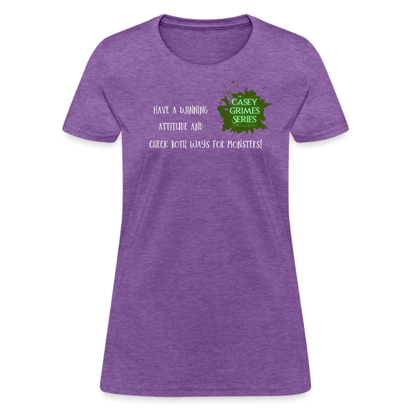 Have a Winning Attitude (Women) - purple heather