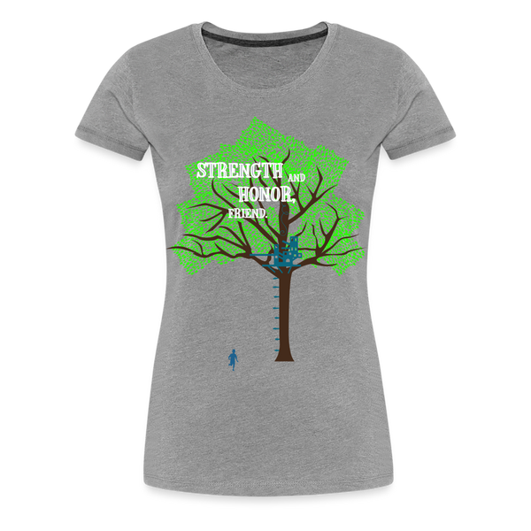 Strength and Honor (Women) - heather gray