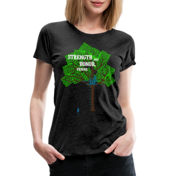 Strength and Honor (Women) - charcoal grey