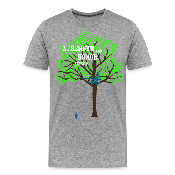 Strength and Honor (Men) - heather gray