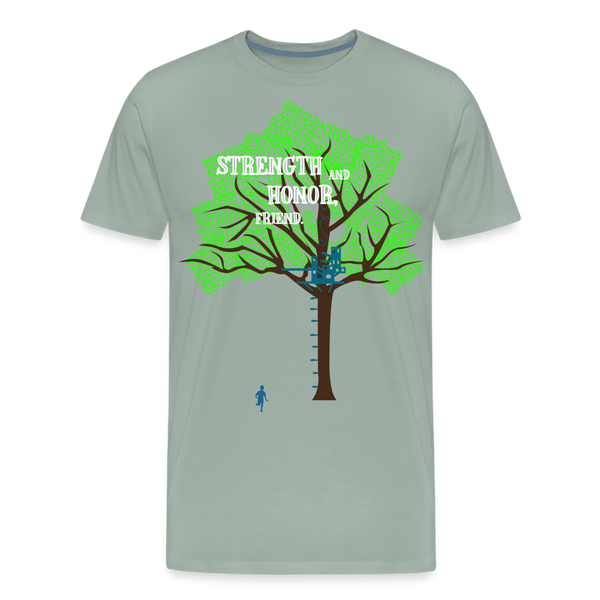 Strength and Honor (Men) - steel green