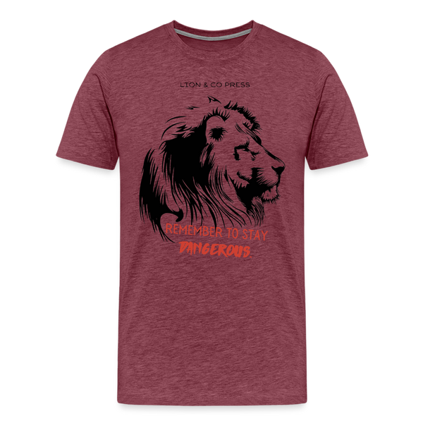 Lion & Co Dangerous (Men) - heather burgundy