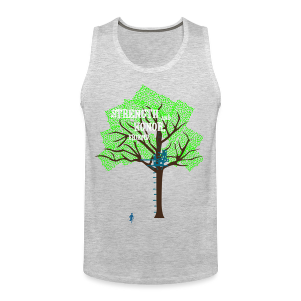 Strength and Honor - Men’s Tank - heather gray