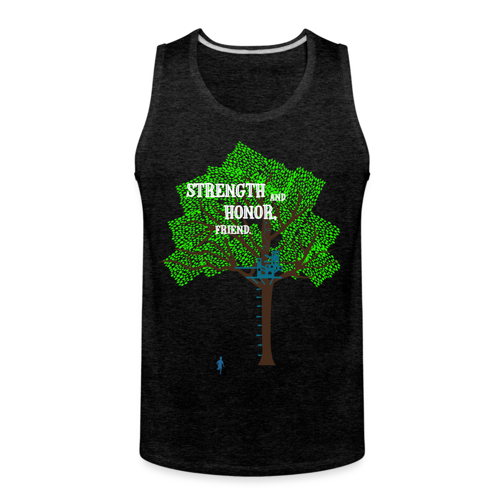Strength and Honor - Men’s Tank - charcoal grey