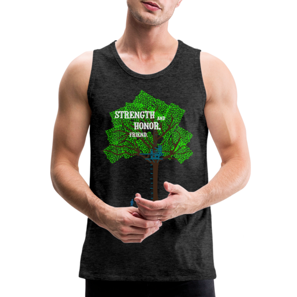 Strength and Honor - Men’s Tank - charcoal grey