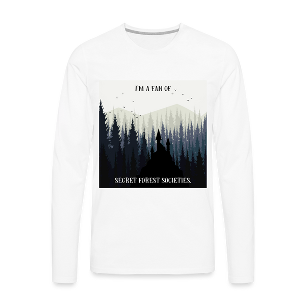 Secret Forest Societies (Long Sleeve Men) - white