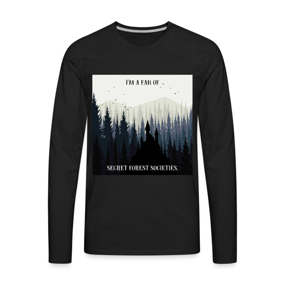 Secret Forest Societies (Long Sleeve Men) - black