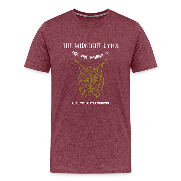 Midnight Lynx Geometric (Men) - heather burgundy