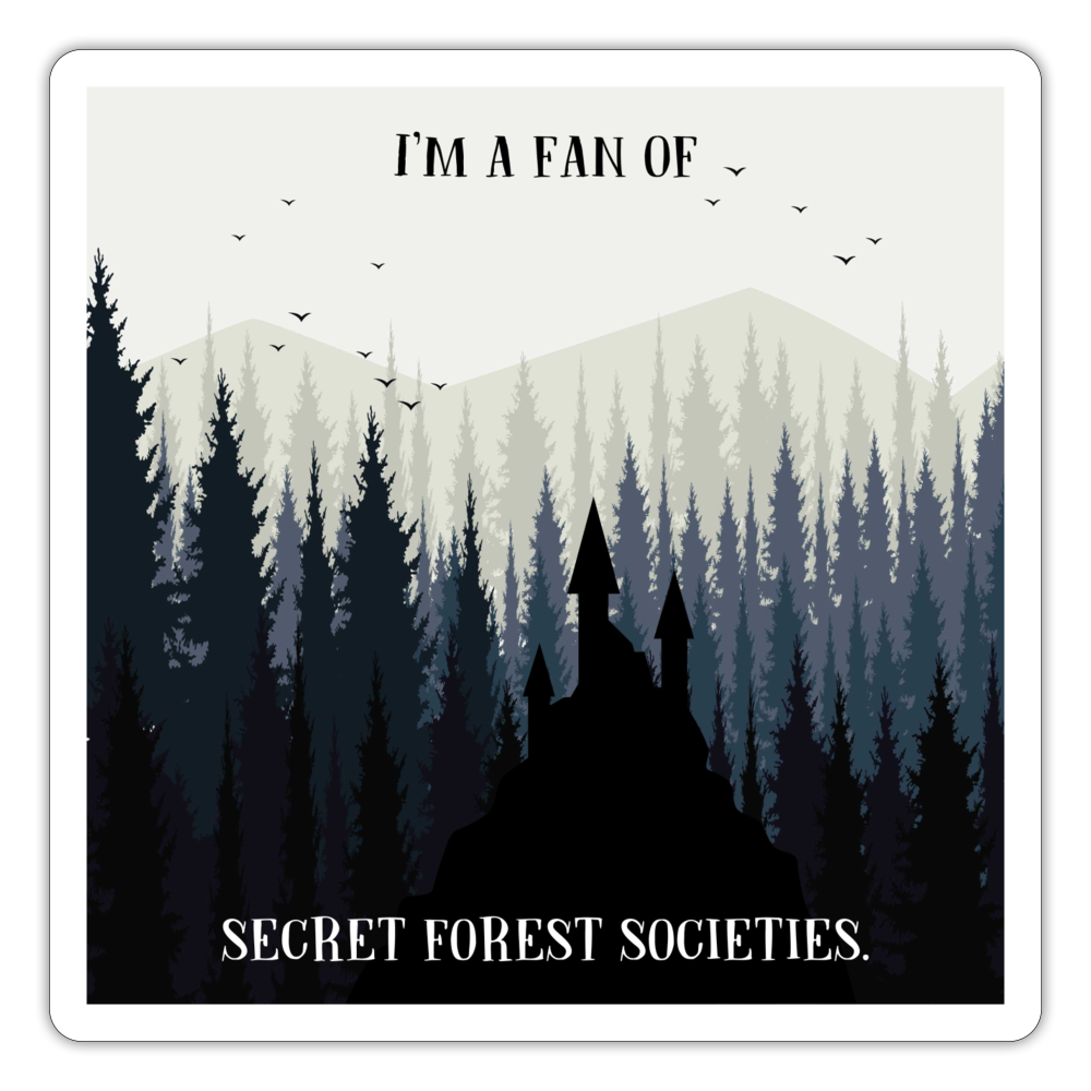 Forest Societies Sticker - white matte