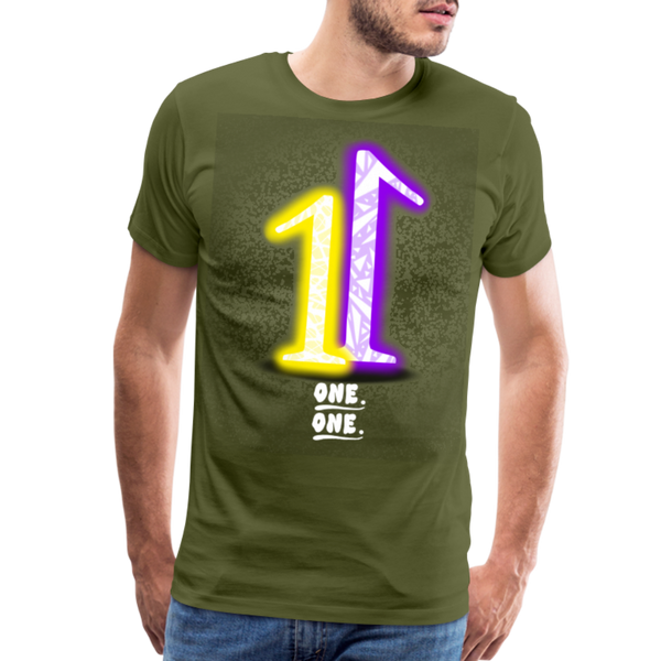 One. One. (Men) - olive green
